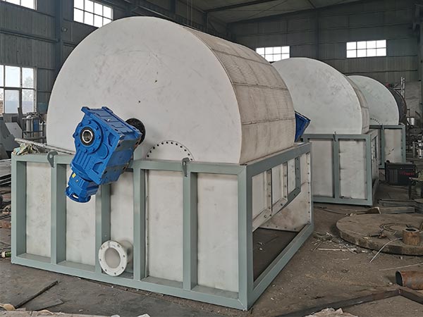 Menggunakan Rotary Drum Filter
